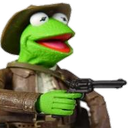 KermitCowboyGun Discord emoji