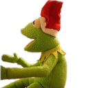 KermitChristmasHat Discord emoji