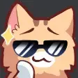 Neko Sunglasses Discord Emoji