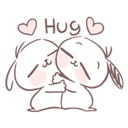 MHSC_BunnyHugs Discord emoji