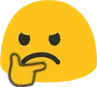 Blob Think Mad Discord Emoji