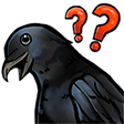 CrowConfused Discord emoji