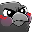 CrowAngry Discord emoji