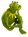 KermitStareSit Discord emoji