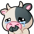 Cow Cox Sad Discord Emoji