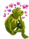 KermitLoveStare Discord emoji