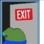 Pepe Exit PepeExit Discord Emoji