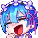 RemLaughing Discord Emoji