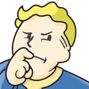 VaultBoy_think Discord emoji