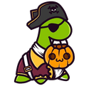 NessyPirateHallowen Discord emoji