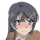 MaiFlustered Discord Emoji