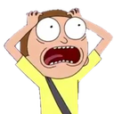 morty_panic Discord emoji