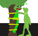 KermitFightingPepe Discord emoji