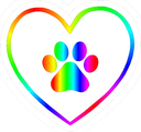 DogsOfDiscord_2_PawHeartWhite Discord emoji