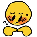 blushing