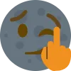 Moon_middlefinger