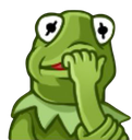 KermitCartoonNervous Discord emoji