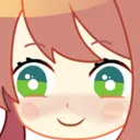 HappyChibiMonika Discord Emoji