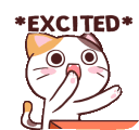 excitedMeow Discord Emoji