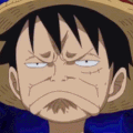 LuffyFrown Discord emoji