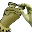KermitCursedStare Discord emoji