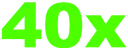 40x