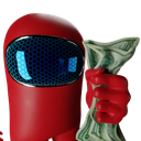 AU_amongustakemymoney Discord emoji