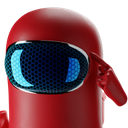 AU_amongusthink Discord emoji