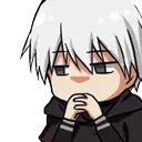 Kaneki Think Discord Emoji