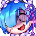 Rem Fear Discord Emoji