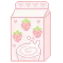 mc_milk_strawberry Discord Emoji