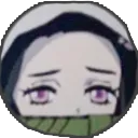 Scared_Nezuko Discord Emoji