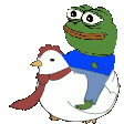 Pepe Chicken Discord Emoji