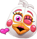 FuntimeChicaKiss Discord emoji