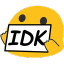 BlobSignIDK Discord emoji
