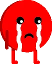 Red Cry Discord Emoji