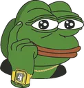 PepeThink Discord Emoji