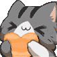 ic_OrangeCatHeart Discord Emoji