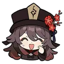 r2b_HuTao_Shy Discord Emoji