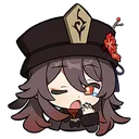 HuTao_Tired Discord Emoji