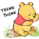 wPoohBearThink Discord emoji