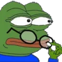 Pepe Glasses pepeglasses Discord Emoji