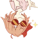 SayoriFingergunsFromTheCeiling