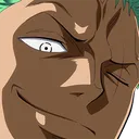 OPD_ZoroGameFace Discord Emoji