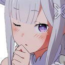 emilia_think Discord emoji