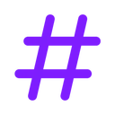 5951discordhashtagpurple Discord Emoji