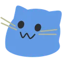 meow_blue Discord Emoji