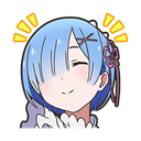 Rem_happy Discord emoji