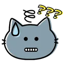 cattoconfused_HUH Discord Emoji