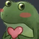 D7_FrogHeart Discord Emoji